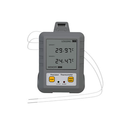 Έλεγχος υψηλής ακρίβειας Κ-τύπου -270-1372 βαθμών Ηλεκτρονική ψηφιακή δοκιμή θερμοκρασίας διπλού καναλιού