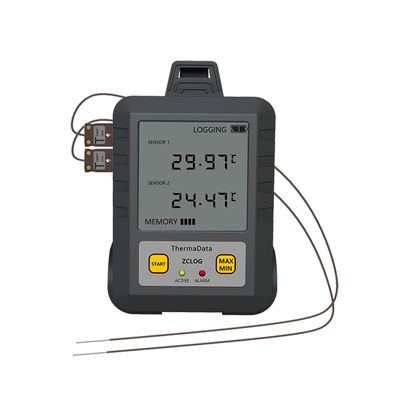 97*72*31mm Υψηλής ακρίβειας οθόνη LCD Ασύρματος ψηφιακός καταχωρητής δεδομένων θερμοκρασίας και υγρασίας