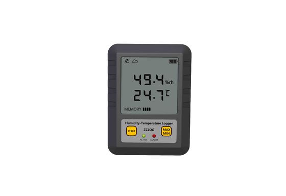 Φαρμακευτική βιομηχανία LCD Display Data Logger με αισθητήρα θερμοκρασίας και υγρασίας