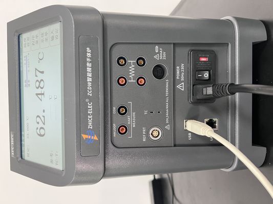 OEM Υποστηριζόμενο Φορητό 33-350 βαθμούς οθόνη αφής μετρητής θερμοκρασίας βαθμολόγιο μπάνιο βαθμολόγηση στεγνό πηγάδι μπλοκ βαθμολογητή