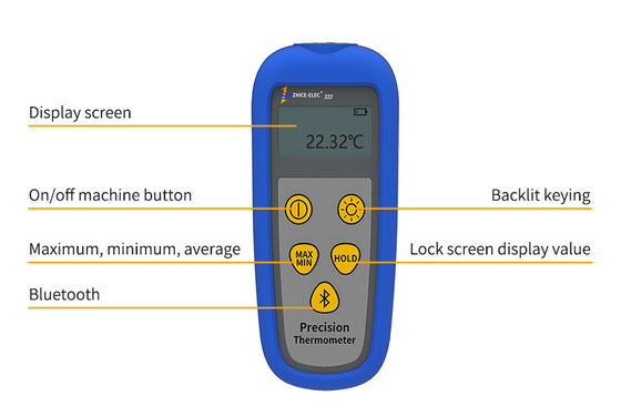 206g ανιχνευτής αποκλείεται Bluetooth NTC θερμοστάτη δοκιμαστή για ακριβή μέτρηση θερμοκρασίας